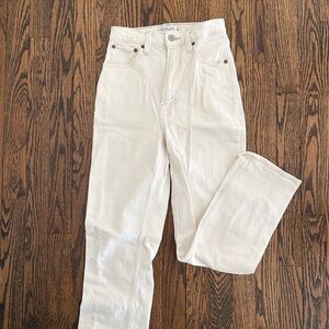 Abercrombie & Fitch The Ankle Straight Ultra High Rise Jeans Curve Love